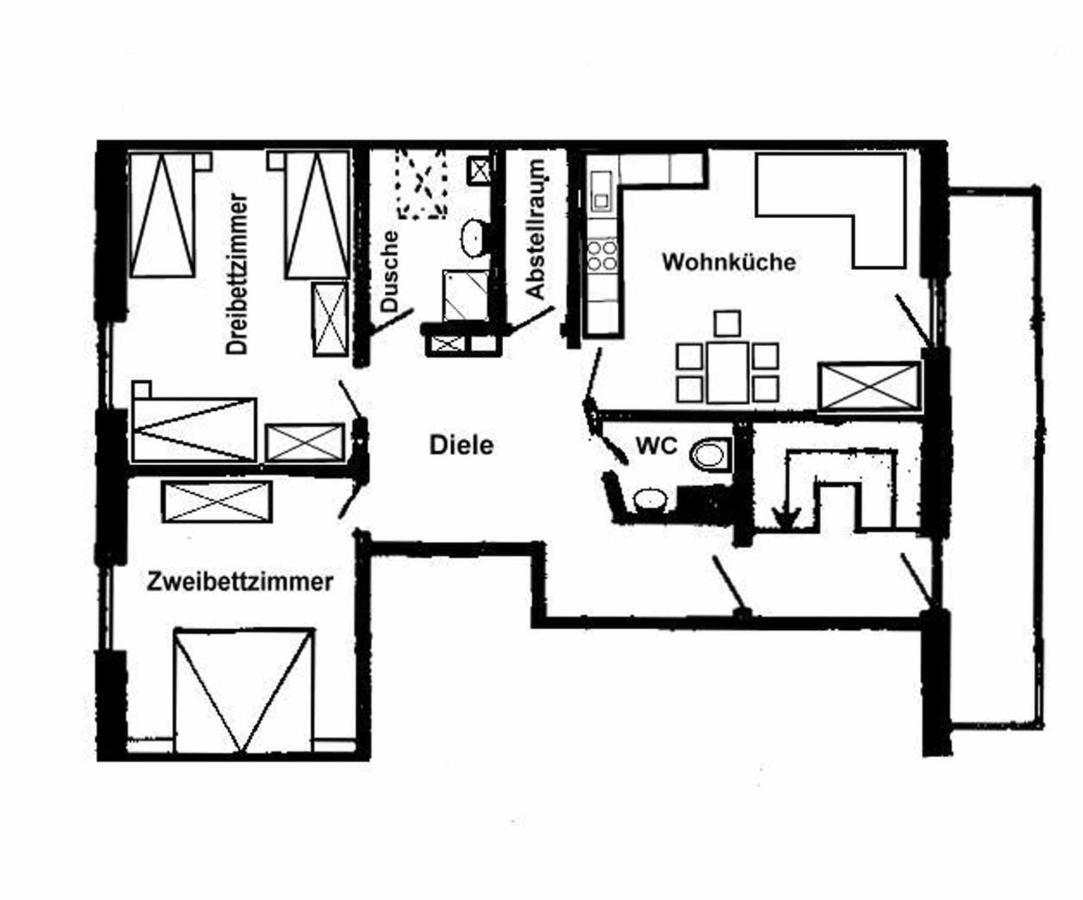 Ferienhaus Guenztal, Fam. Botzenhart Ellzee Exteriör bild